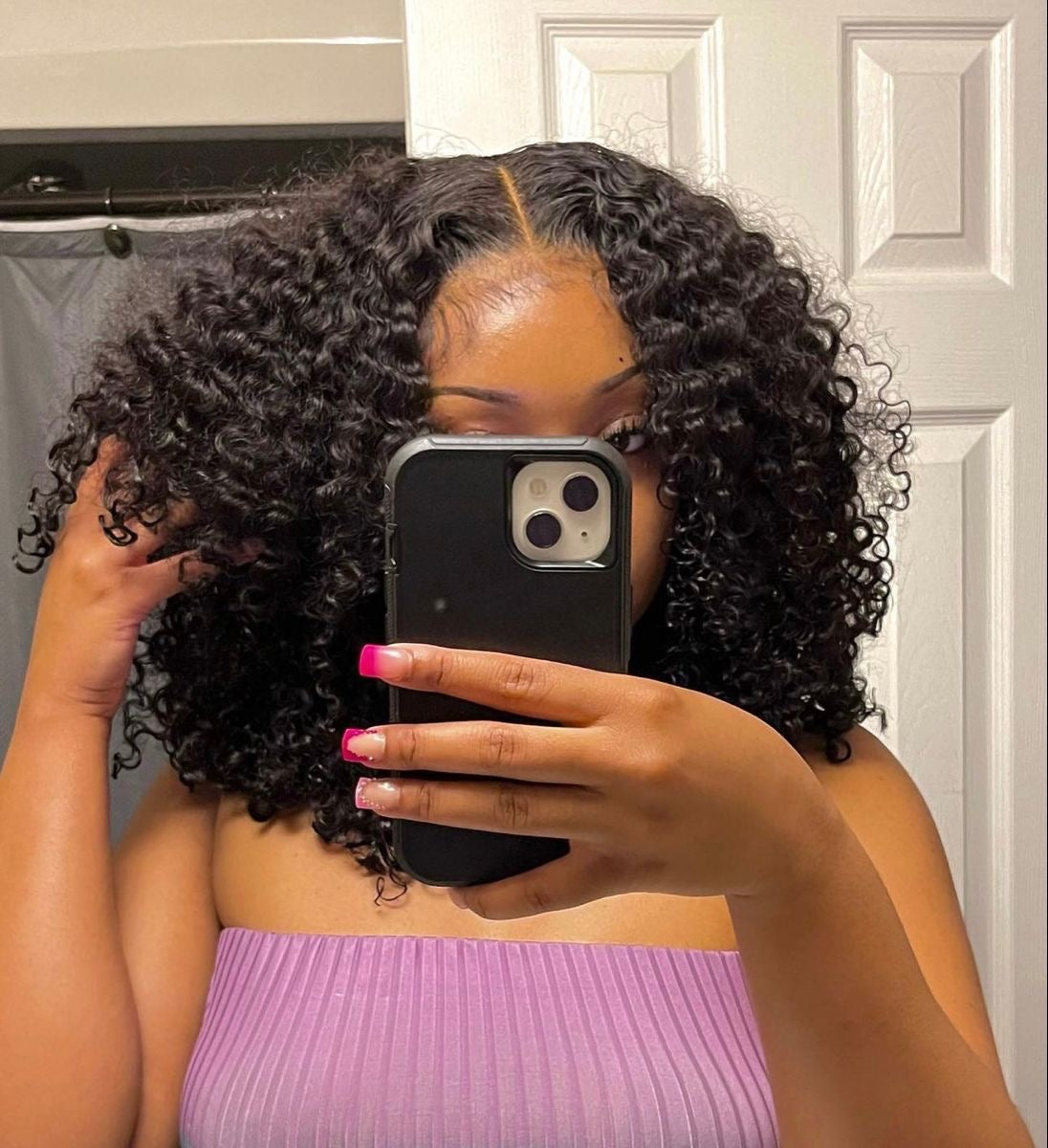 HD 5×5 Lace Closure Wig – Pixie Curls