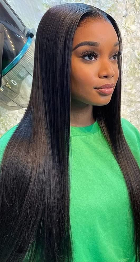 HD 5×5 Lace Closure Wig – Bone Straight