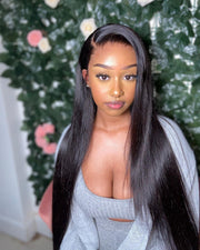 HD 13×4 Lace Frontal Wig – Bone Straight