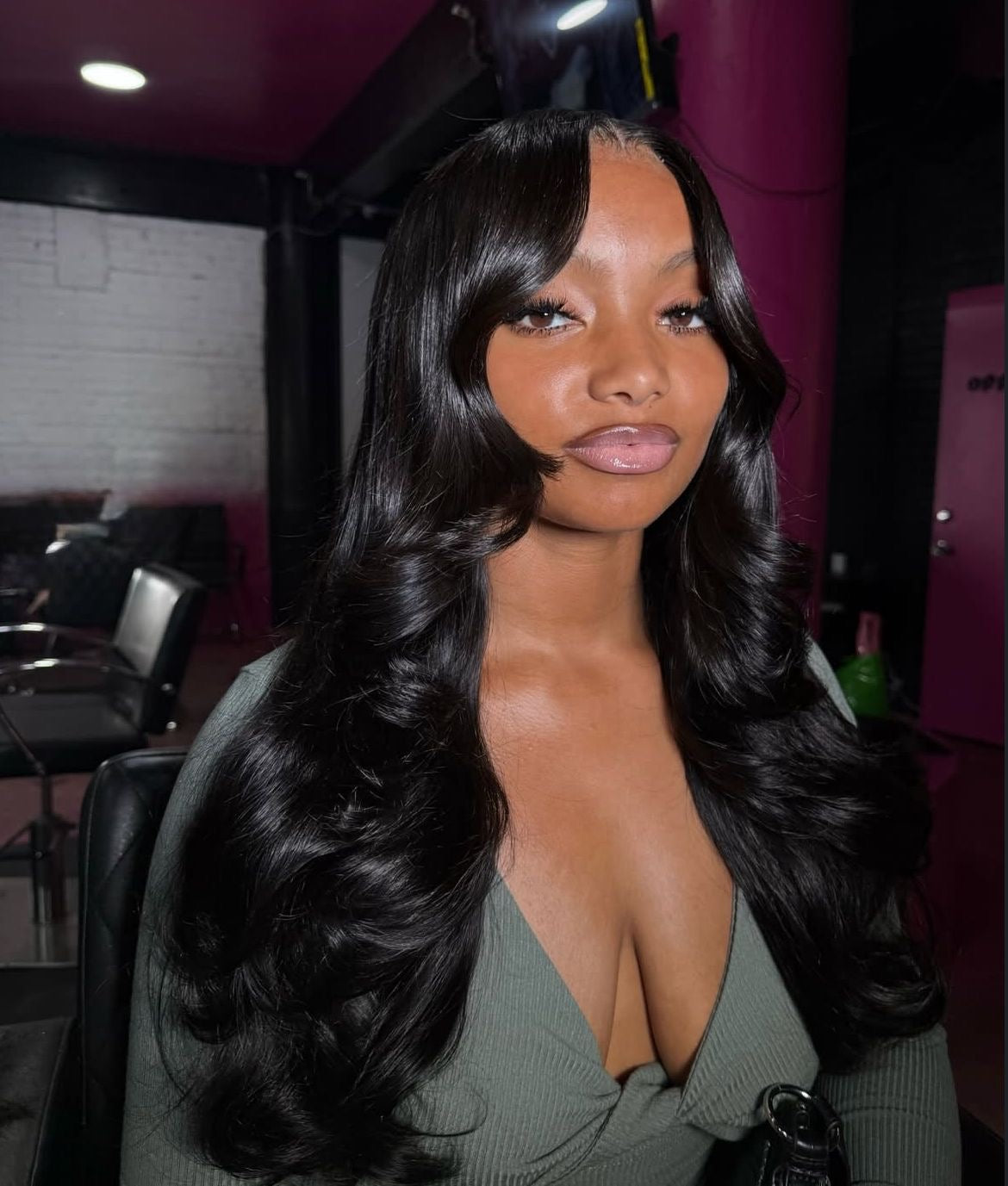HD 5×5 Lace Closure Wig – Raw Bouncy Curls