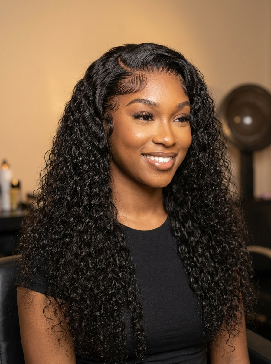 HD 13×4 Lace Frontal Wig – Deep Wave