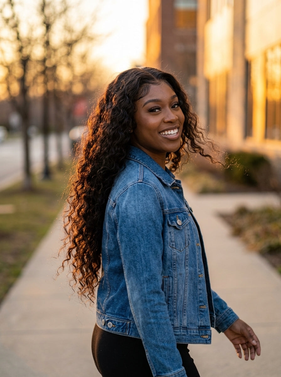 HD 13×4 Lace Frontal Wig – Deep Wave