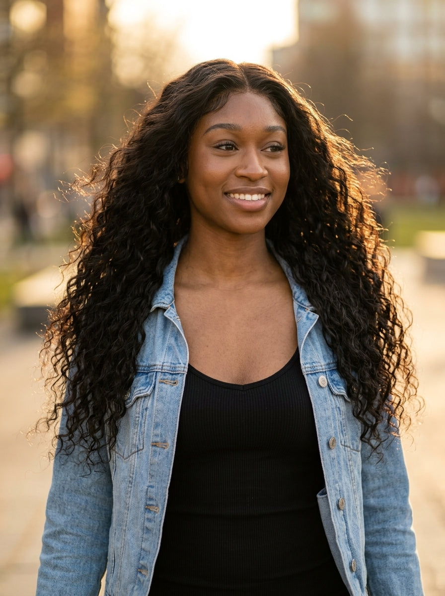 HD 13×4 Lace Frontal Wig – Deep Wave